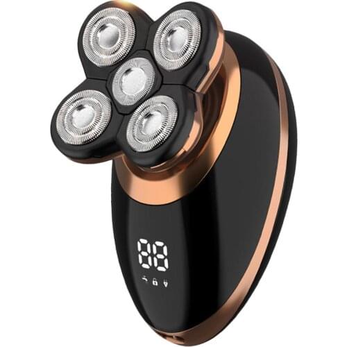 New 3/5 Head USB Electric Shaver Waterproof Rechargeable Wet Dry Rotary Shaver Multi-functional Razor Hair Trimmer For Men