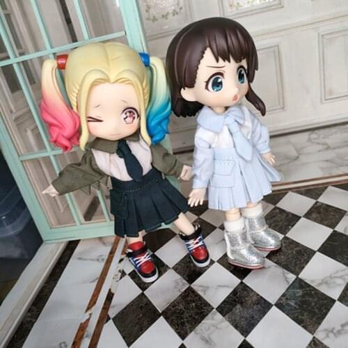 OB11 P9 baby dress set small dinosaur skirt style doll clothes suit Doll accessories