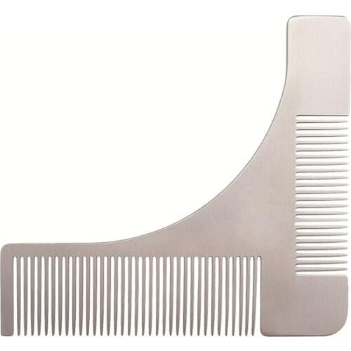 Barber Shop Accessories Stainless Steel Beard Straightener Comb for Men Beard Styling Tool Beard Struggle Straightener Famous