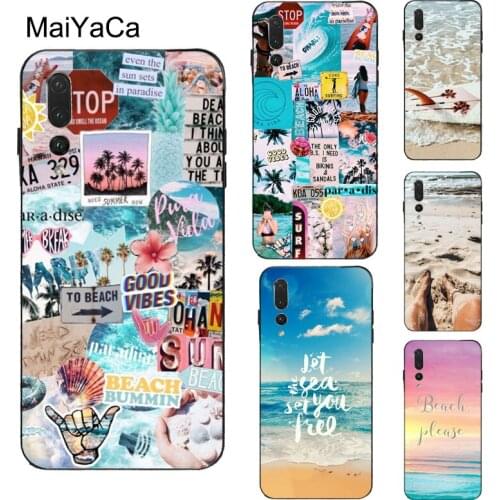 MaiYaCa Beach Summer Phone Cases For Huawei Honor 10i 9 10 Lite 20 Pro 7A Pro 7C 8A 8C 8S 8X 9X Y7 Y9 Y6 2019 Nova 5T