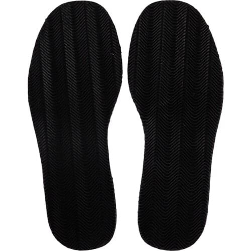 1 Pair DIY Stick On Full Soles Heel Palm Shoe Repair Anti-Slip Grip-rubber Pads - 29X11.5X0.2Cm