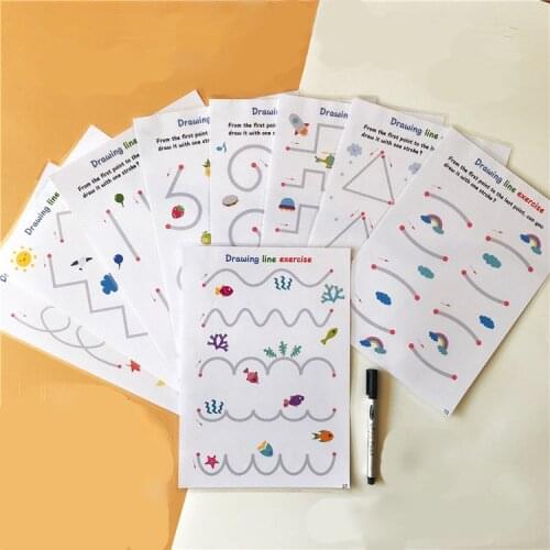 Montessori Toddler pen control and tracing printables fun way teach toddlers how to hold and use a pen Child Early Educational