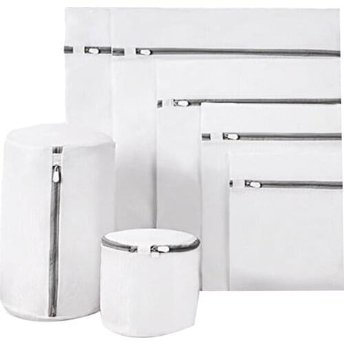 7 Pcs Mesh Laundry Bags,Travel Clothing Organizer Bags,Garment Washing Bags,for Shirts Pants Socks Underwear Gloves Etc