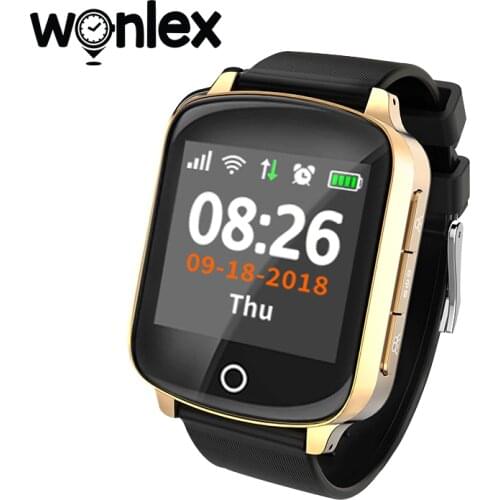 Wonlex EW200S Smart-Watch Phone for Elderly Heart Rate Blood Pressure Monitor Anti-lost GPS Tracker Aged Care Falldown SOS Alarm