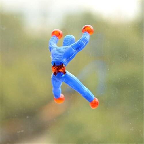 5PCS Funny Sticky Wall Climbing Men Toy Kids Toys Climbing Flip Plastic Man Toy Children Kids Xmas Gift Random Color