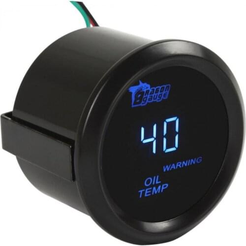 12V NPT 1/8 Digital Blue LED Electronic 1-120 PSI Oil Pressure Press Gauge Sensor EngineTest Kit For Car / Trucks
