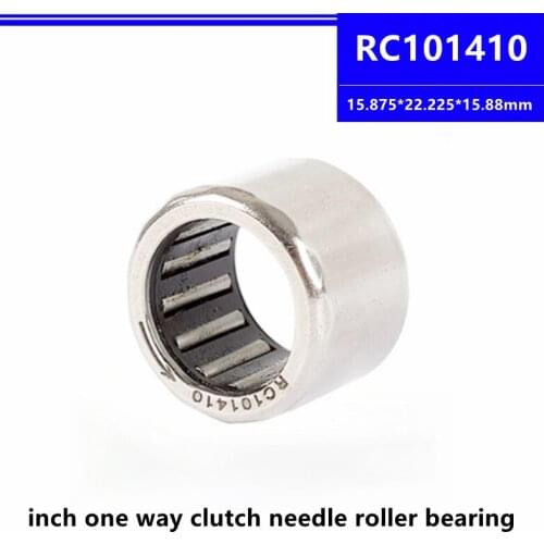 50pcs/100pcs RC101410 15.875*22.225*15.88mm Inch One Clutch Way Needle Roller Bearing 15.875x22.225x15.88mm