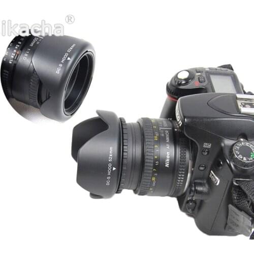 55mm Universal Reversible Lens Hood Screw Mount Petal Flower Shape For Canon Nikon Sony Pentax Olympus Fuji SLR Camera