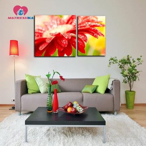 Diamond embroidery flowers Embroidered rhinestones Almaznaya mosaic diy 5d diamond painting triptych full square rhinestones