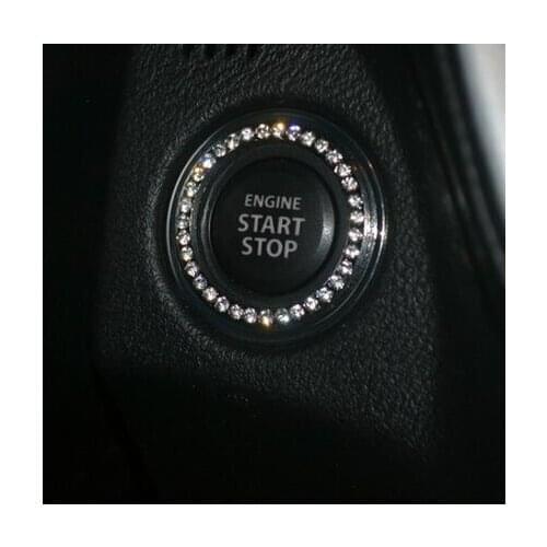 Car-styling Start Stop Button Ignition Key Ring For LADA Vesta Granta 1300 Niva Samara Signet Priora Kalina Safarl largus vaz
