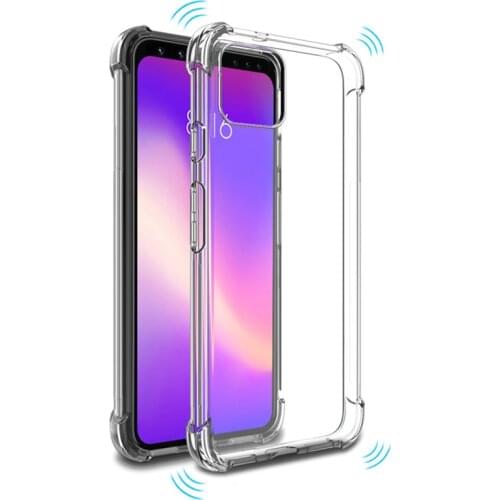 Airbag Shockproof Case for Google Pixel 5 XL Silicone TPU Phone Cover for Pixel 5 4 3 2 4A 3A 5XL 4XL 3XL 2XL Transparent Soft