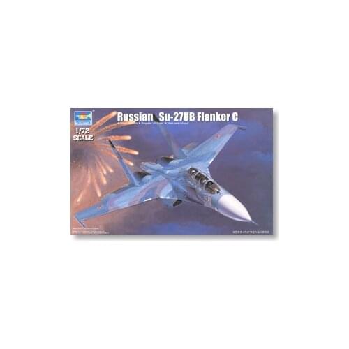 Trumpeter 1/72 scale model 01645 Russian Su-27UB side C two-seat fighter