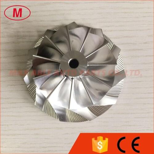 GT3076 11+0 blades 54.97/76.13mm 467756-0004F Turbo Billet/milling/aluminum 2618 compressor wheel for racing