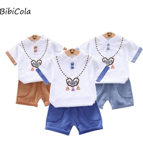 Boys Clothes Sets 2021 Summer Kid T-shirt+shorts 2pc Baby Toddler Outfit Sport Suit For 1 2 3 4 Years Costume Children Clothing