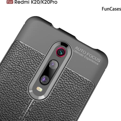 Cool Fitted Cases For Xiaomi armor Redmi K20 Lychee Pattern Protector sFor Carcasa Xiaomi Redmi ajax K20 Pro Mi 9T Hoesje Xaomi