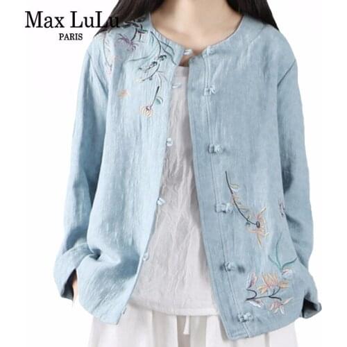 Блузки с вышивкой Max LuLu China At AliExpress