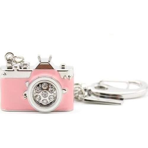 Mini metal Camera usb flash drive pen drive 4gb pink 8gb 16gb 32gb gift 64gb high quality U Disk fashion pendrive