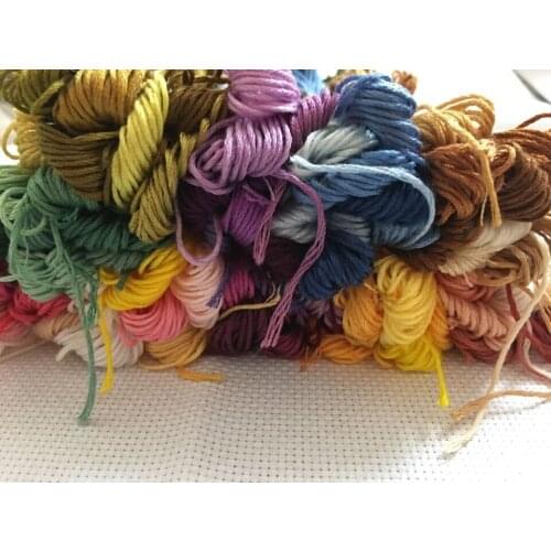 Cxc threads 50 pcs Anchor Similar DMC embroidery floss Cross Stitch Cotton Embroidery Thread Floss Sewing Skeins Craft
