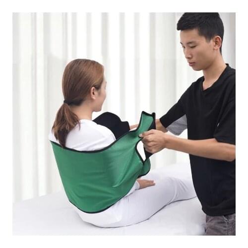 Elderly bed care equipment patient turn over auxiliary belt lift bedsore turn over shift belt movement position pad