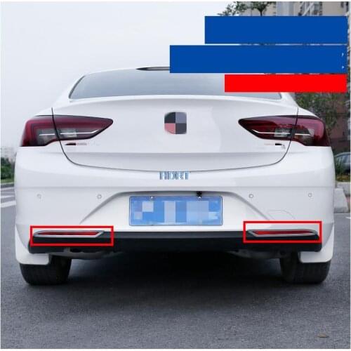 Fit For Buick Regal 2017 2018 2019 ABS Chrome Car Rear Fog light Cover Tail Fog Lamp Trim Frame Exterior Molding Accessories