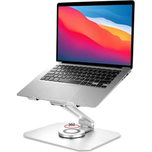 Laptop Stand Aluminium Adjustable Notebooks Desktop Computer Cooling Pad for Macbook Pro Air Samsung Vertical Laptop Support
