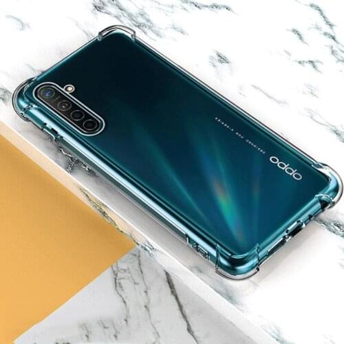 Crystal Clear Soft TPU Case For OPPO A95 A55 A35 A94 A74 A54 5G Realme C2 C11 C12 C15 C17 C20 C21 F15 F17 F19 Pro Phone Cover