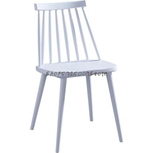 Nordic dining chair household simple plastic chair backrest stool Windsor chair net red makeup chair modern negotiation desk cha