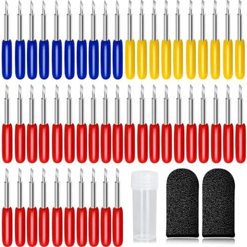 50PCS Replacement Cricut Blades For Cricut Explore Air/Air 2/Maker, For Cutting Thick Vinyl Fabrics Cricut Blades