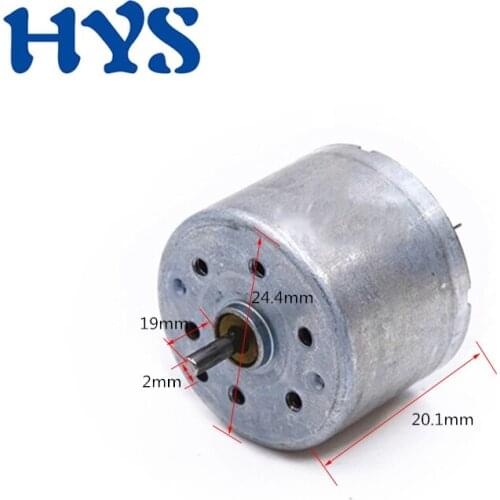 HYS Motor DC 12 Volt 9000rpm 6V 4500rpm High Speed Mini Electric Motor Reversible CW/CCW DC12V Micro Motors DIY DC12 V RF-310