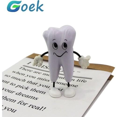 Tooth-figure Squeeze Toy Dental Clinic Dentistry Promotional Item Dentist Gift Soft PU Foam Model Shape 12.5cm