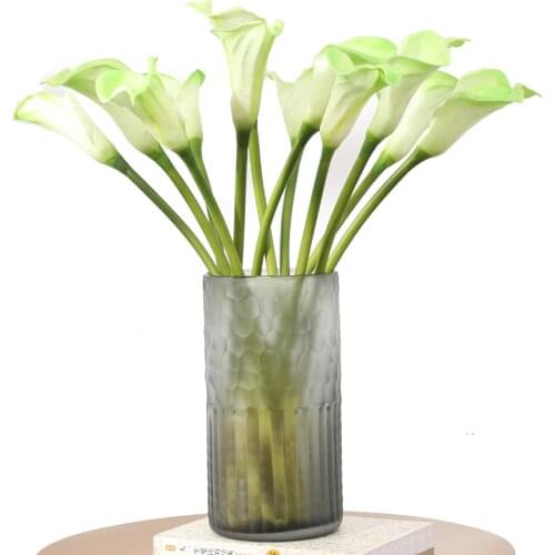 10 Pc Simulation Small Calla Lily PU Artificial Flowers for Home Decoration Accessories Wedding Background Fake Flower Lilies