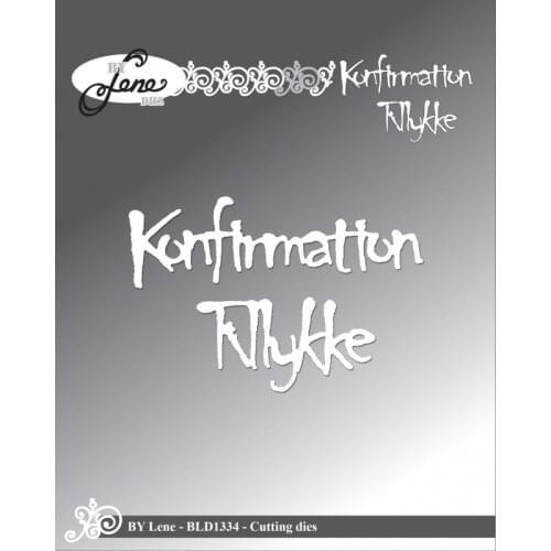 2021 AliliArts Metal Cutting Dies Konfirmation Tillykke diy Scrapbooking Photo Album Decorative Embossing PaperCard Crafts Die