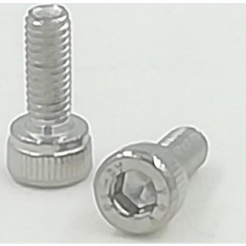 50Pcs M3 Stainless Steel Screws Allen Hex Socket Head Screw Bolt Fastener M3*8mm