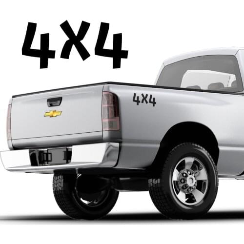 For (2Pcs)4X4 Pickup truck bed side decal graphic sticker Fits any Ford, Chevy, etc