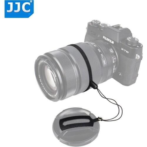 JJC Lens Cap Keepers Genuine Leather Protector for Fujifilm FLCP-52/FLCP-58/FLCP-62/FLCP-67 Lens Caps
