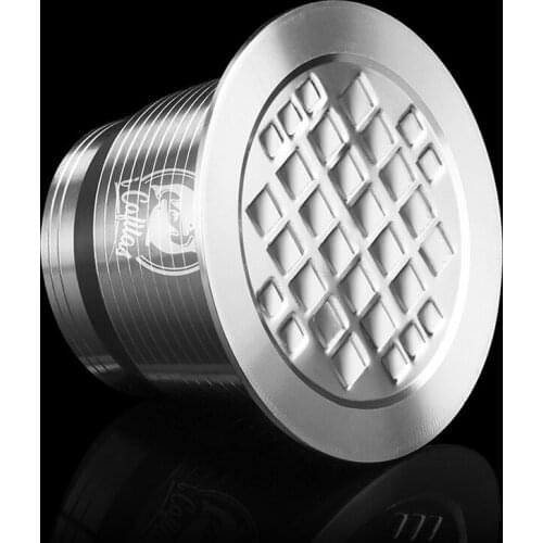 Coffee Capsule Refillable Pod Stainless Steel Espresso Coffee Filter Tamper Coffeeware