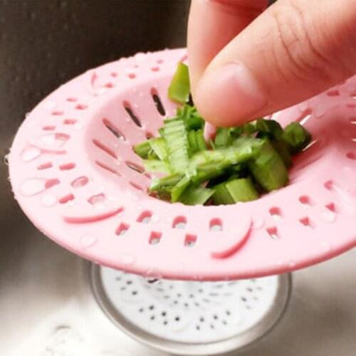 Multifunctional Plastic Portable Bathroom Floor Drain Hair Drain Hole Filter Mesh Kitchen Toilet Sink Floor Drain Cover