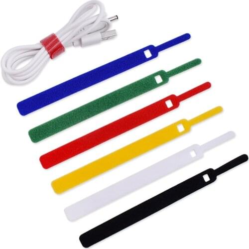 30PCS Reusable Cord Organizer Keeper Holder Fastening Cable Ties Straps for Earbud Headphones Phones Wire Wrap Managemen