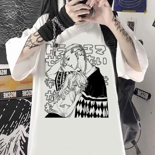 Goog Friend Unisex T-Shirt Tokyo Revengers Draken Mikey Print Fashion Summer Short Sleeve