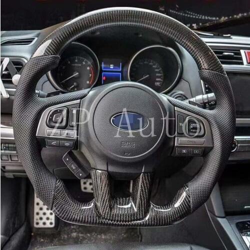 Customizable steering wheel for Subaru steering wheel forged Napa Alcantara perforated leather carbon fiber steering wheel