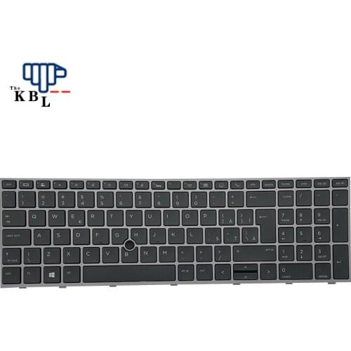 New Roumania Language For HP Zbook 15 G5 17 G5 Black Backlight Laptop Keyboard HPM17H66R0J920 PNL12765-272 1E605