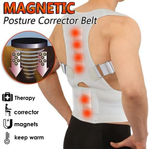 Orthopedic Magnetic Vest Posture Correct Belt For Health Care Adjustable Posture Corrector Corset Back Support Brace Band Belt