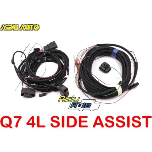 Side Assist Lane Change Blind Spot Wire Cable Harness For audi Q7 4L