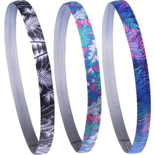 Football Yoga Hair Bands Anti-slip Elastic Women Colored Sweatband Thin Hair Wear Unisex Hair Sport Headband Accessories #274675