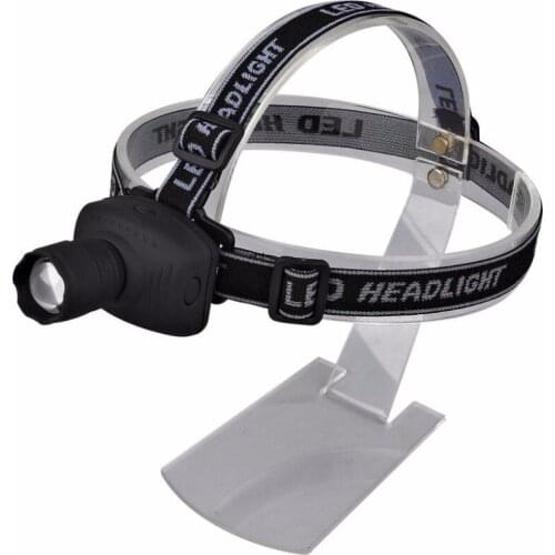 LED high-power headlights 3-mode zoom headlights fishing headlights camping lights plastic headlights