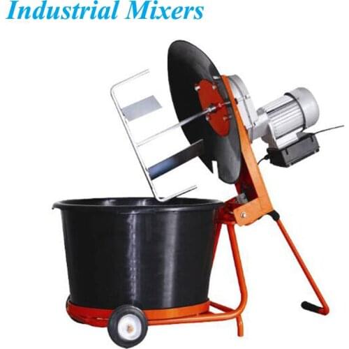Vertical Small Cement Mortar Paint Mixer Household Feed Material Mixer Dry And Wet Dual Use Breeding Equipment XGM-80D
