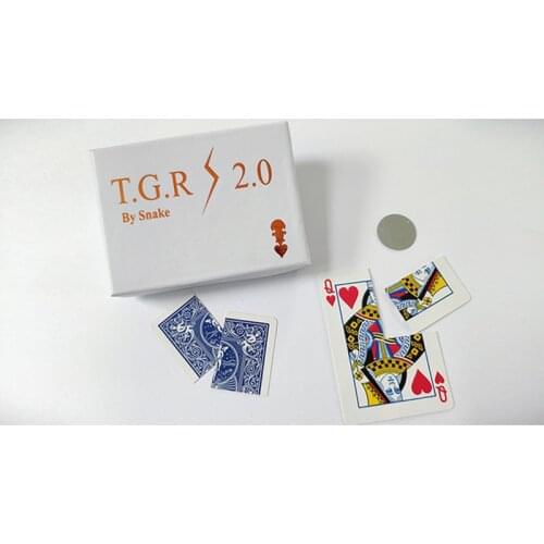 Together 2.0 (Gimmick and Online Instruction) by Snake Torn Card Restore Magic Tricks Illusions Close up Magic Fun Street Magia