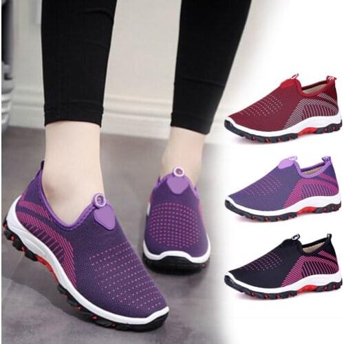 Women Breathable Sneakers Flats Low Top Sports Casual Shoes for Spring 2019 Ladies Shoes Sapatos Feminino