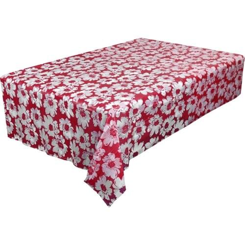1pc Tablacloth Home Kitchen Waterproof Plastic Tablecovers Table Cloth Cover Party Catering Events Tableware Home Decoration