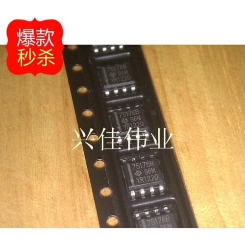 10PCS The new 75176 75176B SN75176BDR SOP-8 Transceivers